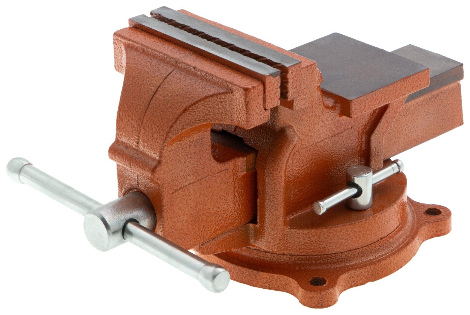 Тиски слесарные, 100 мм, поворотные, с наковальней Sparta