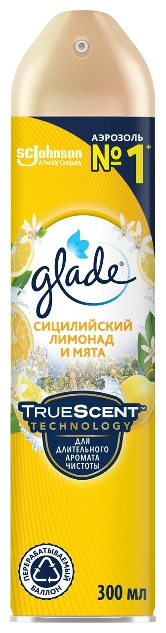 Освежитель воздуха Сицилийский лимонад и мята  Glade