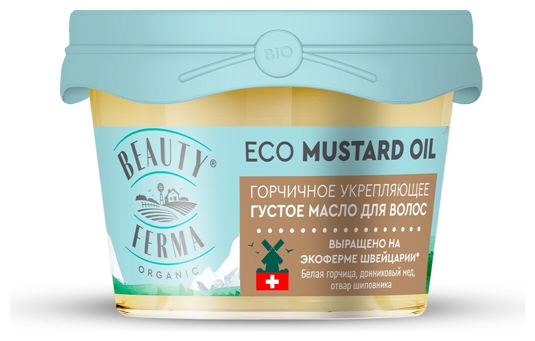 Масло для волос густое Горчичное укрепляющее Beauty Ferma
