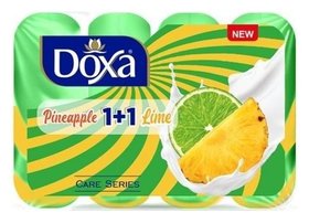 Мыло твердое 1+1 Лайм и ананас Doxa