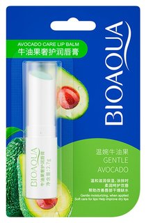 Гигиеническая помада для губ Питательная с экстрактом авокадо Bioaqua