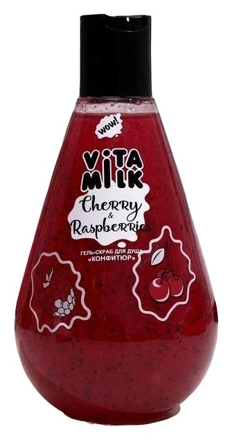 Гель-конфитюр для душа Вишня  Vita&Milk