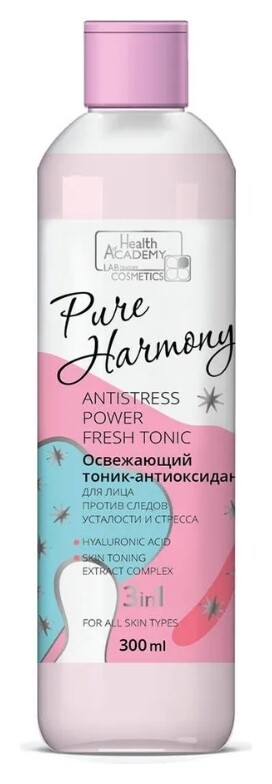 Тоник-антиоксидант для лица Освежающий против следов усталости и стресса Family cosmetics