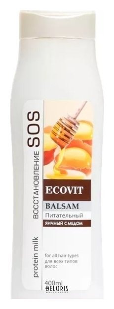 Бальзам для волос Питательный яичный с медом ECO&Vit SOS