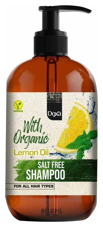 Шампунь для волос бессульфатный с маслом Лимона Doxa Vegan
