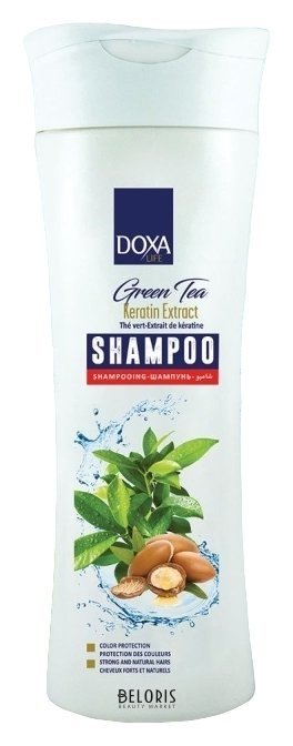 Шампунь для волос Зеленый чай и кератин Doxa Life