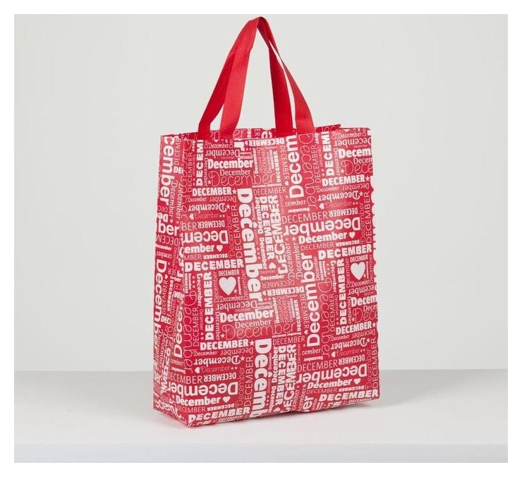 Сумка без молнии, цвет красный  