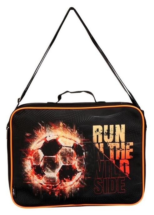 Папка с ручками, текстильная, А4, 350 х 265 х 60 мм, "Оникс", ПМД 5-20, с плечевым ремнём, Fireball Оникс