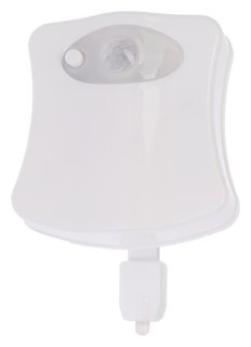 Светильник для туалета с датчиком движ., Rgb, 3 Вт, Ip68, от бат. 3*aaa, белый 