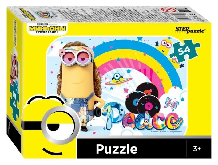 Пазл «Миньоны. грювитация», 54 элемента  Step puzzle