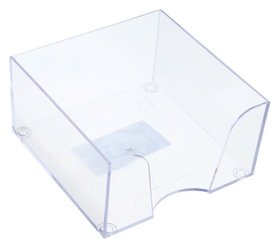 Подставка для бумажного блока "Attomex" 90 х 90 х 50, пластик, цвет прозрачный Attomex