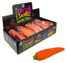 Игрушка-антистресс «Крутой замес. морковь», 12 см 1 Toy