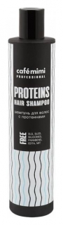 Шампунь для волос с протеинами "PROTEINS HAIR SHAMPOO" Cafe mimi