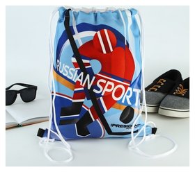 Мешок для обуви «Хоккей россии», 41 х 31 см 