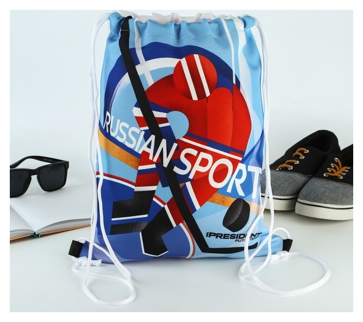 Мешок для обуви «Хоккей россии», 41 х 31 см