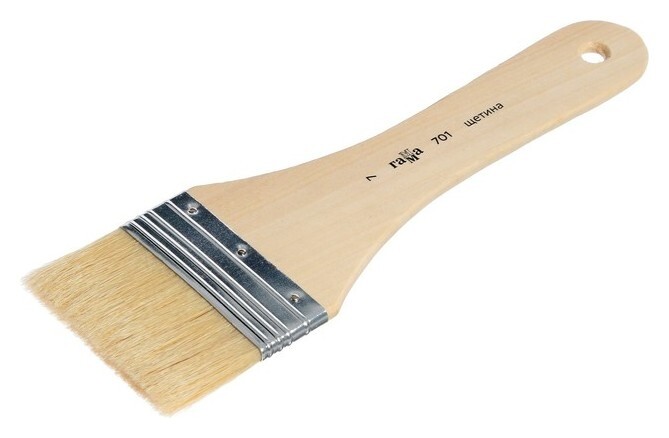 Кисть флейц щетина № 7  Гамма