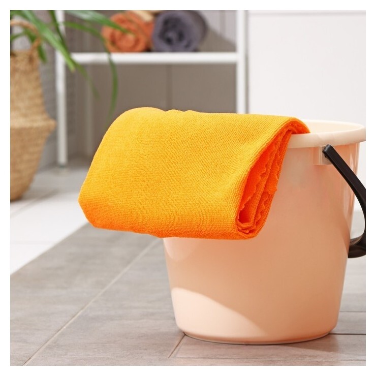 Тряпка для пола доляна «Промо», 180 гр, 75×100 см, микрофибра, ультразвуковая обработка края  Доляна