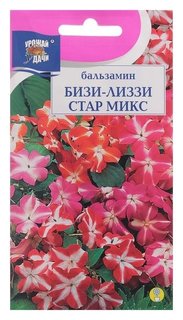 Семена цветов бальзамин смесь "Бизи-лиззи стар", 5 шт Урожай уДачи