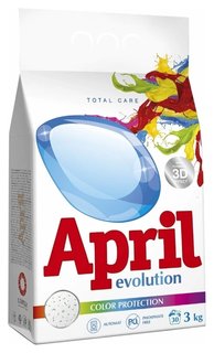 Стиральный порошок для цветного белья автомат Color protection April Evolution