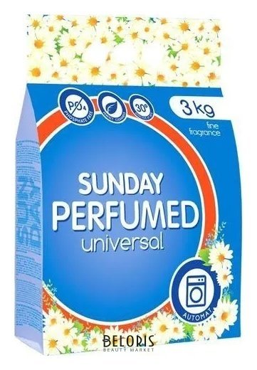 Cтиральный порошок Универсальный парфюмированный автомат Sunday