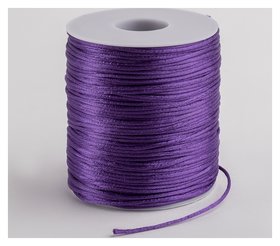 Шнур нейлоновый на бобине D=1мм L=100м, цвет фиолетовый Queen Fair
