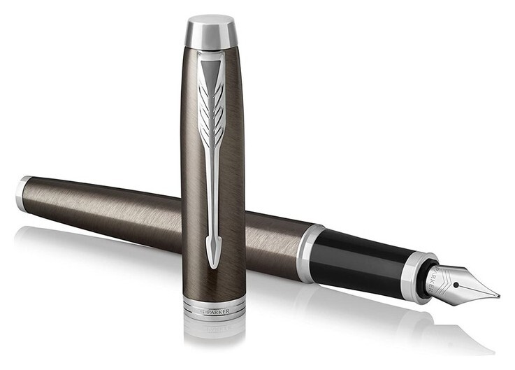 Ручка перьевая Parker IM Core Dark Espresso CT, средняя 1.0мм, подар/уп 1931657  Parker