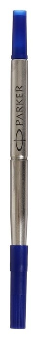 Стержень для ручки-роллера Parker Cartridge Quink, синий, тонкий 0.5мм, 1950322 Parker