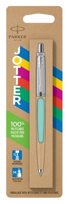 Ручка шариковая Parker Jotter Originals Pastel 50's Collection Mint, син, блистер 2123466  Parker
