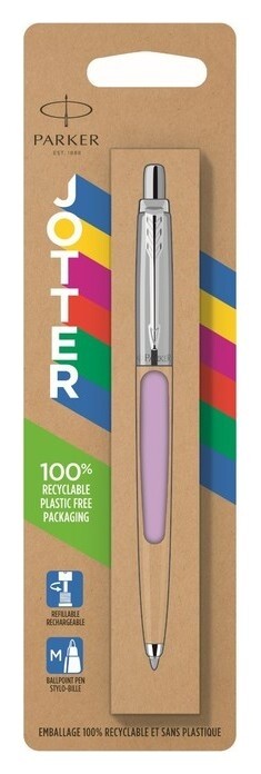 Ручка шариковая Parker Jotter Originals Pastel 50's Collection Lilac, син, блистер 2123468  Parker