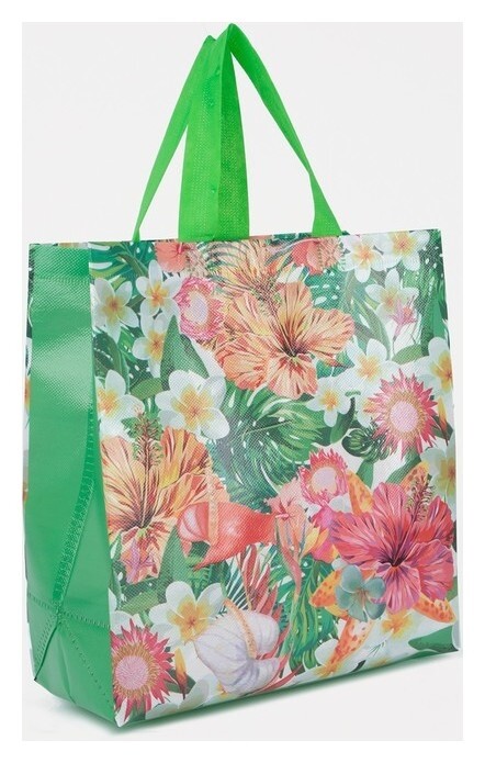 Сумка без молнии, зелёный  