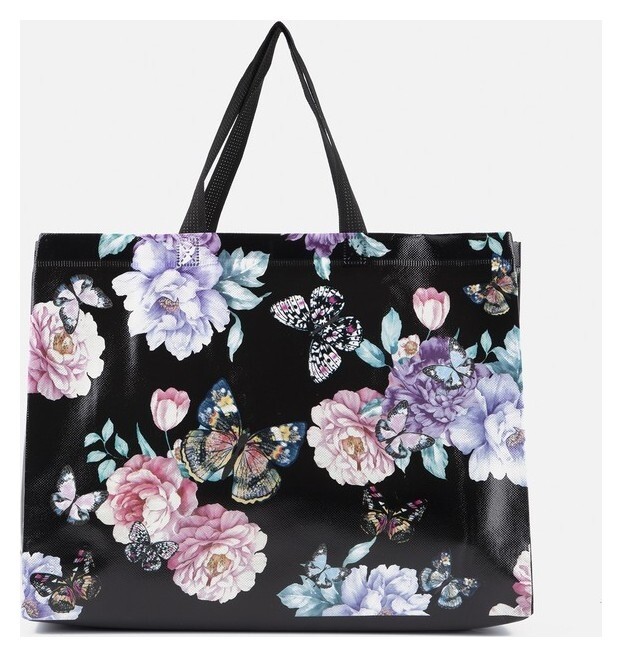 Сумка без молнии, чёрный  