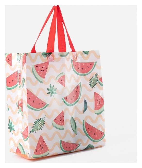 Сумка без молнии, цвет красный 