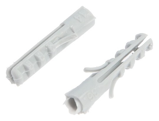 Дюбель "Тундра Krep" тип S, распорный, полипропиленовый, 4х20 мм, 40 шт  Tundra