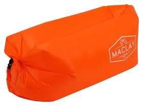 Надувной диван ламзак 190т, 180 х 70 х 45 см, цвет оранжевый Maclay