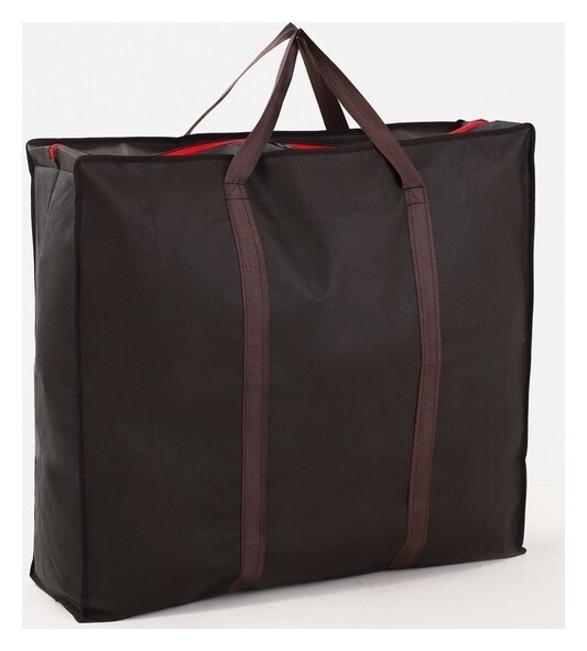 Сумка хозяйственная на молнии, 100 л, цвет коричневый  