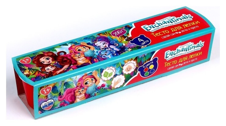 Тесто для лепки «Энчантималс» 4 цв. по 50 г  Multiart