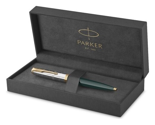 Ручка шариковая Parker 51 Premium Forest Green GT, зеленая, подар/уп 2169076  Parker