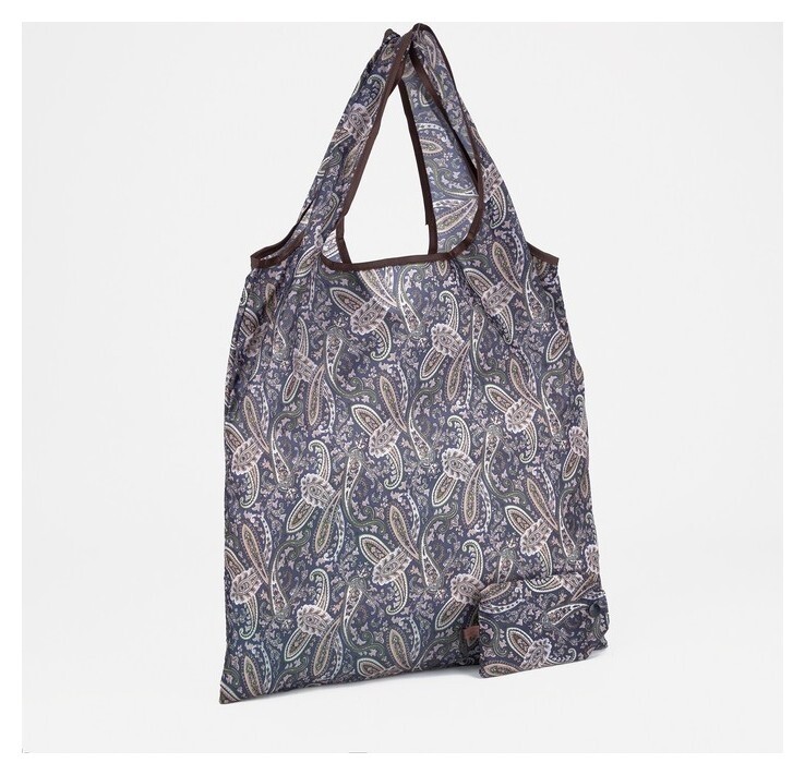 Сумка хозяйственная без застежки, цвет синий  