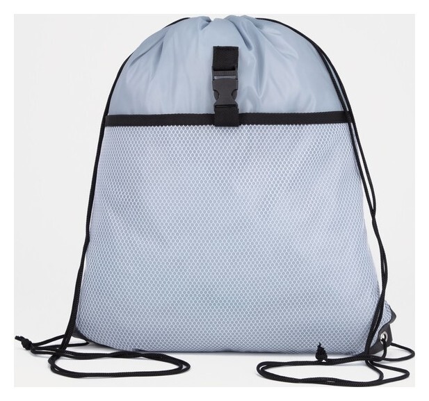 Мешок для обуви на шнурке, цвет серый  