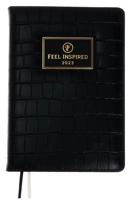 Ежедневник датир 2023 A5 352стр, Devente Grande, тв обл с порол иск кожа, тисн фольг, ляссе  deVente