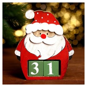 Вечный календарь «Дед мороз» 12,5 × 3,5 × 13 см 