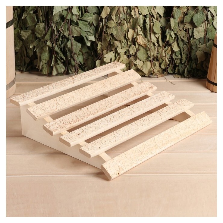 Подголовник анатомический, "Русские узоры" 34х32х14 см  Добропаровъ