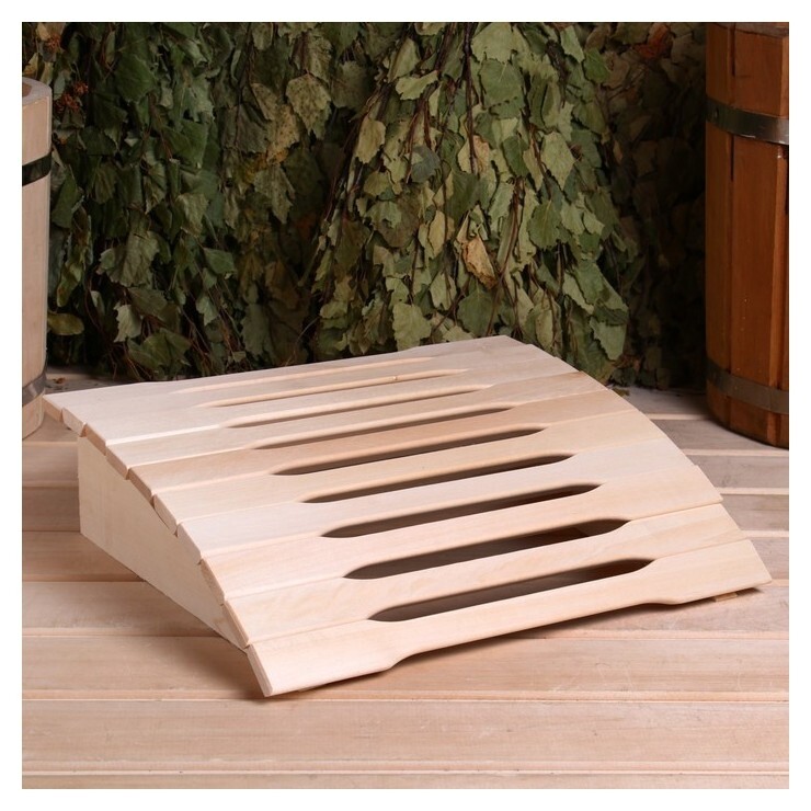 Подголовник из липы, пружинный анатомический (Фигурная рейка)  