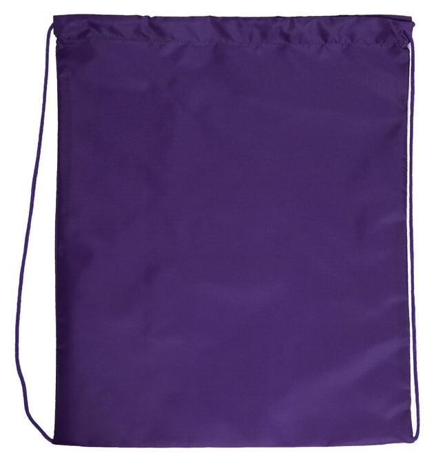 Мешок для обуви 490 Х 410 мм, "Стандарт" сдс-51 Max, (Мягкий полиэстер, плотность 210 D), фиолетовый  Calligrata