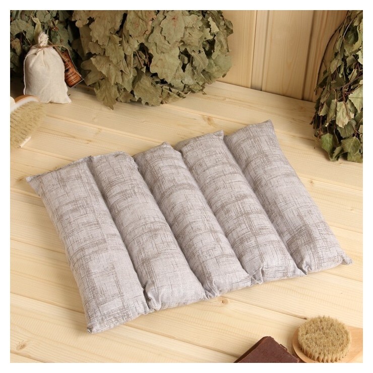 Банный коврик из стружки можжевельника с душицей  