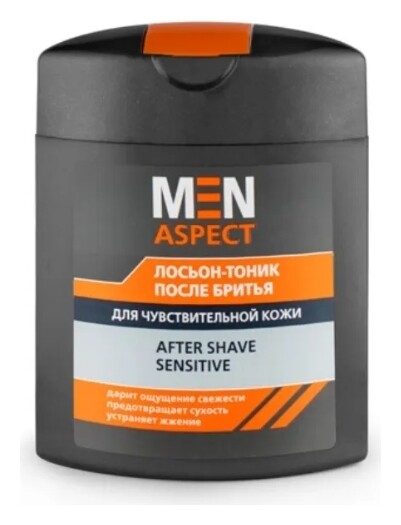 Лосьон-тоник после бритья для чувствительной кожи MEN Aspect Modum