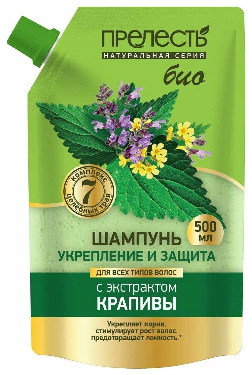 Шампунь для всех типов волос Укрепление и защита Прелесть