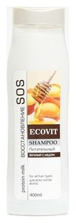 Шампунь для волос Питательный яичный с медом ECO&Vit