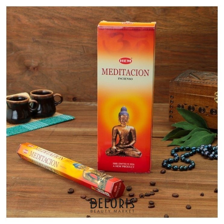 Благовония HEM Meditation. медитация, шестигранник HEM