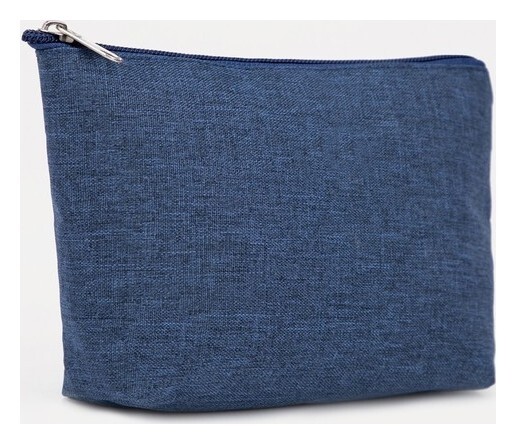 Косметичка на молнии, цвет синий TL